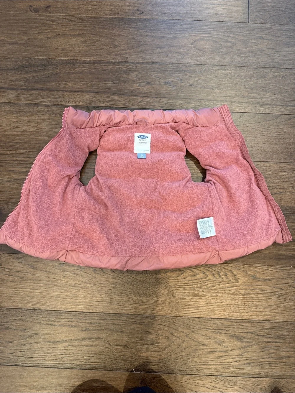 Old Navy Girls Pink Puffer Vest Size 2T - C8-031